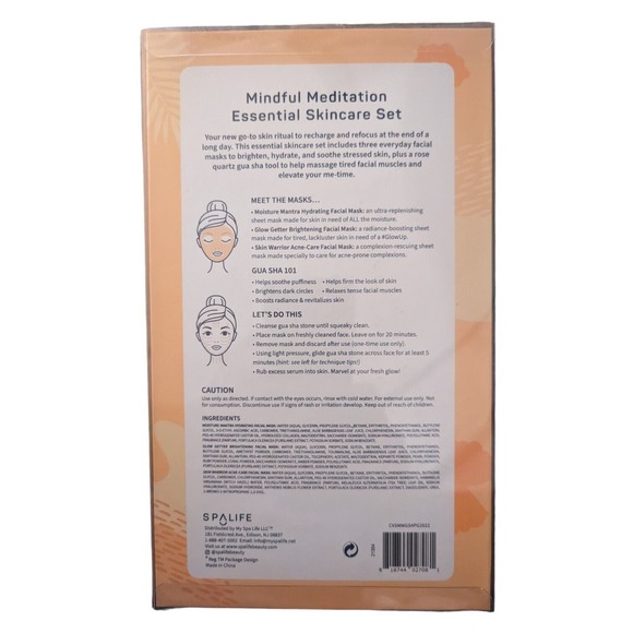 Acne Care Kit | Spa Life Mindful Meditation Skincare Gift | Clear Skin Gift Set - Picture 3 of 3